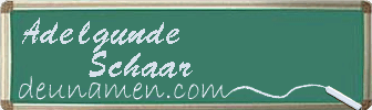 Adelgunde Schaar Visitenkarte